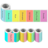 Seznik Multicolor Sticky Adhesive Thermal Labels, 50 mm width by 30mm width, Compatible with all model 2 inch Mini Thermal Printer (Multicolor- 50 * 30mm - 450 Labels)