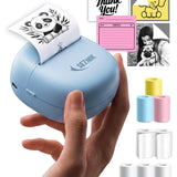 SEZNIK NEXA Mini Printer for Mobile | Bluetooth Portable Mini Thermal Printer | 304 DPI | Inkless Sticker, Image, Labels, Doodle, Notes Printer | Mobile Printing for Android, iOS & Windows