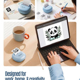 SEZNIK NEXA Mini Printer for Mobile | Bluetooth Portable Mini Thermal Printer | 304 DPI | Inkless Sticker, Image, Labels, Doodle, Notes Printer | Mobile Printing for Android, iOS & Windows