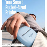 SEZNIK NEXA Mini Printer for Mobile | Bluetooth Portable Mini Thermal Printer | 304 DPI | Inkless Sticker, Image, Labels, Doodle, Notes Printer | Mobile Printing for Android, iOS & Windows