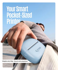 SEZNIK NEXA Mini Printer for Mobile | Bluetooth Portable Mini Thermal Printer | 304 DPI | Inkless Sticker, Image, Labels, Doodle, Notes Printer | Mobile Printing for Android, iOS & Windows