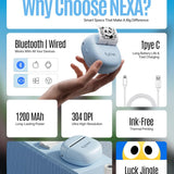 SEZNIK NEXA Mini Printer for Mobile | Bluetooth Portable Mini Thermal Printer | 304 DPI | Inkless Sticker, Image, Labels, Doodle, Notes Printer | Mobile Printing for Android, iOS & Windows